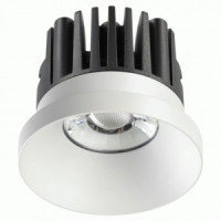 NOVOTECH 357585 NT18 154 бел. встр. св-к IP44 св/д 3000K 2K 10W 100-265V METIS 800lm D79
