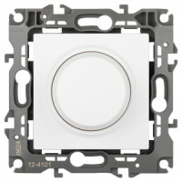 ЭРА 12 мех. диммер СУ 1 мест. поворотно-нажимной 400ВА 230В белый матовый 12-4101-01М