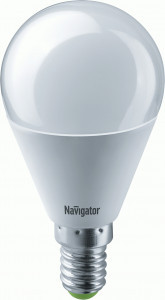 Navigator Шар  G45 E14 5W(330lm) 2700 2K 87x45 пластик  NLL-P-G45-5-230-2.7K-E14 (10!) 94476