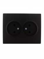 Lezard KARINA роз. СУ 2 мест. 16А  ПБТ чёрн. бархат (корп. ABS) 707-4200-128B