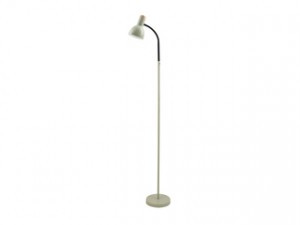 Camelion KD-435F C16 св-к напольный торшер Е27 40W 350х220х170 металл/дерево светло-зелен. 15577