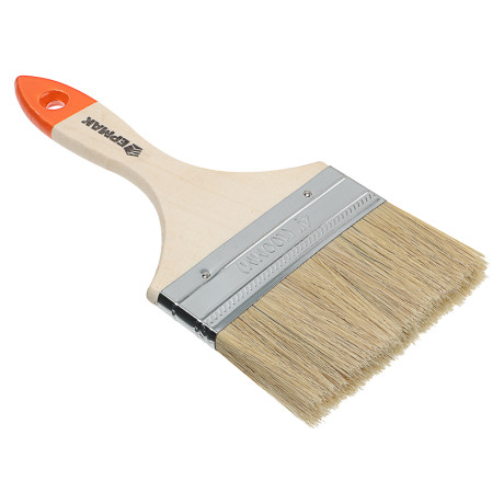 ЕРМАК Кисть малярная плоская "Стандарт" нат. щетина 4" (100мм)