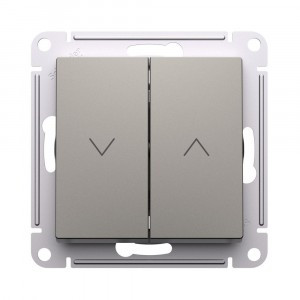 Systeme Electric AtlasDesign мех. выкл. СУ 2 кл. жалюзи, 10А, ШАМПАНЬ ATN000519 (5!)