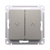 Systeme Electric AtlasDesign мех. выкл. СУ 2 кл. жалюзи, 10А, ШАМПАНЬ ATN000519 (5!)