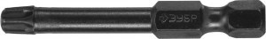 Биты ЗУБР "ПРОФИ" TORX, тип хвостовика E 1/4", T30, 50мм, 2шт, на карточке