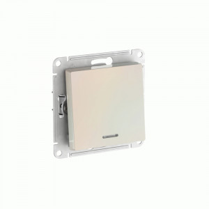 Systeme Electric ATLASDESIGN мех. выкл. (перекл прох)СУ 1 кл.(инд)10А(автокл)ЖЕМЧУГ ATN000463S (10!)