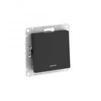 Systeme Electric ATLASDESIGN мех. выкл (перекл прох)СУ 1 кл.(инд)10А(автоклем)КАРБОН ATN001063S (5!)