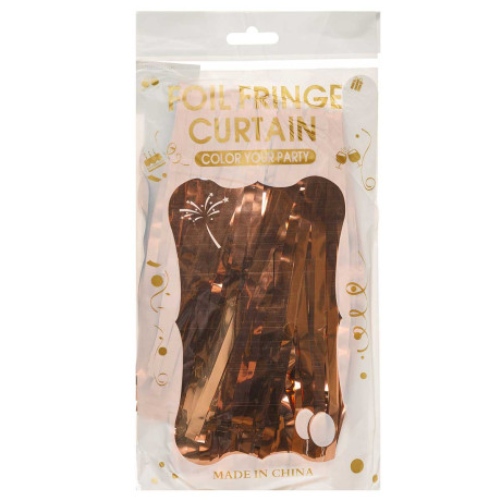 Занавес 9222-20-4 из дождя 1*1,9м Бронза(600)