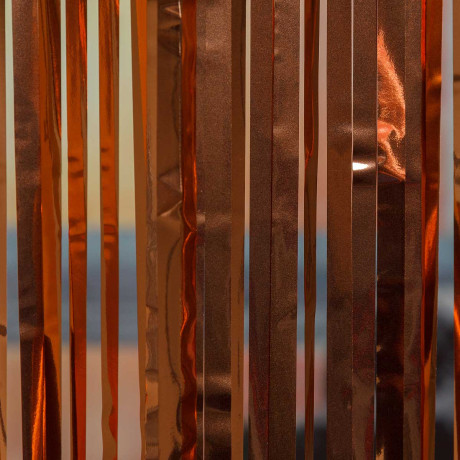 Занавес 9222-20-4 из дождя 1*1,9м Бронза(600)