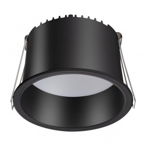 NOVOTECH 358902 SPOT NT22 227 черн. св-к встр. св/д LED 4000К 12W 220V TRAN