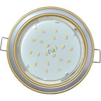 Ecola GX53 H4 св-к  2 цв.Золото-серебро-золото 38x106 FQ53H4ECB (10!)