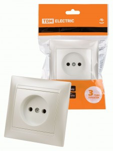 TDM Лама роз. СУ 1 мест. 10А 250В перламутр SQ1815-0822