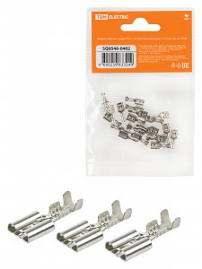 TDM Клемма плоская гнездо РП-м 1,5-(4,8) плоский (мама) 1-1,5 мм? (20шт)  SQ0546-0402