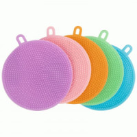 Губки для посуды ТПР, d=10,5см, KS-05, 5шт (12!) 107556 Рыжий кот