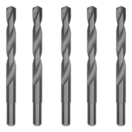 Сверло по металлу, 14.5 мм, полированное, HSS, 5 шт, цилиндрический хвостовик Matrix