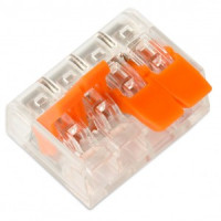 SmartBuy клемма СМК 221-414 с рычагом 4х(0,2-4,0мм2) SBE-ccwcc-4