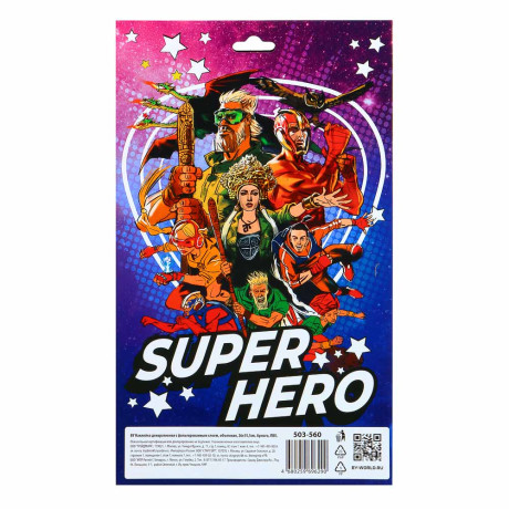 BY Наклейка декоративная с фольгированным слоем, объемная, 26х15,5см, бумага, ПВХ, 2 дизайна