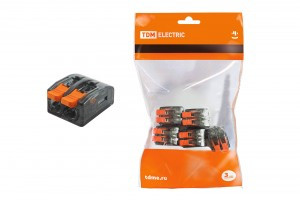 TDM клемма СМК с рычагом СК-612 (2x2,5мм2), 32А, (уп.5шт, цена за уп) (20!) SQ0527-0031