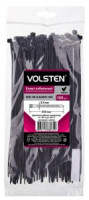 Volsten хомут 3,6х200мм нейлон, черный V02-1B-3,6х200-100 (уп. 100 шт., цена за уп.)