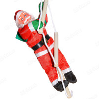 Игрушка-украшение СК-33 ДедМороз  на лестнице 50см (можно использовать как уличное украшение) (100)