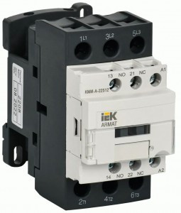 IEK ARMAT контактор КМИ-А-22512 25А 230В/АС3 1NO 1NC LC1D AR-ACC-21-025-230-11