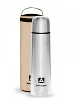 Термос Арктика 101-750А, узк. горло, 0,75л, чехол, нерж. сталь