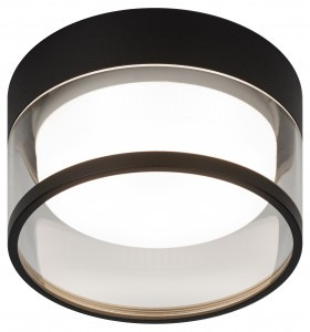 ЭРА св-к встр. под лампу GX53 круг KL82 BK черный 90(70)x75