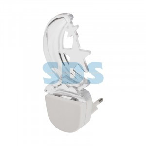 REXANT Ночник св/д ЛУННАЯ НОЧЬ белый 230 В 42x110x48 75-0310