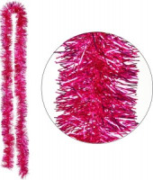 Мишура SYMTA- 1623187 ПЭТ, 2м 6 слоев, фуксия Волшебная страна