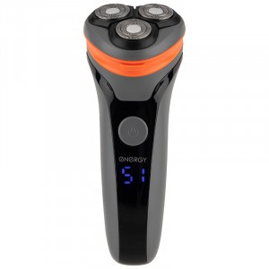 Бритва Energy EN-728, 3Вт, 3 независ головки, триммер, дисплей, аккум, зарядка от USB 107605