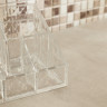 VETTA Органайзер для косметики универсальный CRYSTAL, полистирол, 15x12,5x10,3 см, 7 отделов
