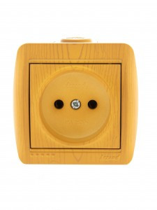 Lezard Ната роз. ОУ 1 мест. 16А ольха (керамика, корпус PC) 710-0700-121