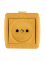 Lezard Ната роз. ОУ 1 мест. 16А ольха (керамика, корпус PC) 710-0700-121