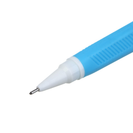 Карандаш механический ClipStudio 0,7мм, с ластиком, резин. держатель, пластик, 4 цв., трехгр. корпус