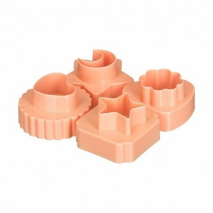 Набор формочек для печенья 4шт 50х50x30мм полипропилен 41113320708 Бытпласт