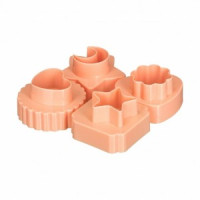 Набор формочек для печенья 4шт 50х50x30мм полипропилен 41113320708 Бытпласт