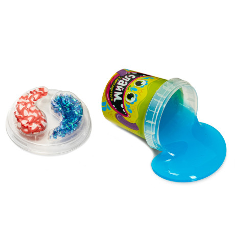 LASTIKS Игрушка для детей из полимерных пластичных масс, с наполнителями "Слайм", 155гр, 3 дизайна