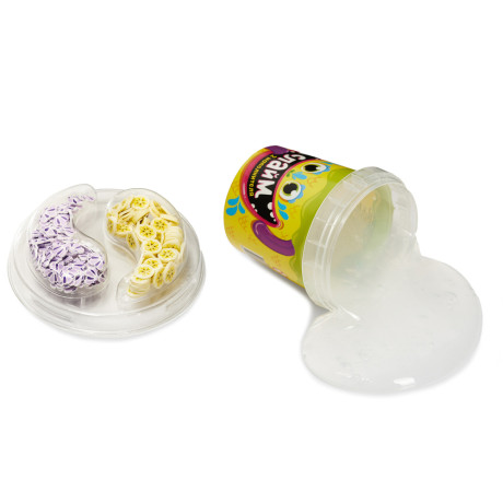 LASTIKS Игрушка для детей из полимерных пластичных масс, с наполнителями "Слайм", 155гр, 3 дизайна