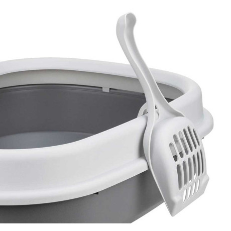 Лоток для кошек низкий борт + совок Смоки М1832 х4