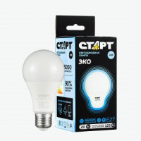 СТАРТ ЭКО ЛОН E27 20W(1600lm) 6500К 6K 125х65 матовая пластик WS