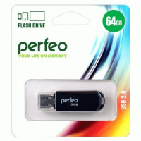 Флэш-диск USB 64GB Perfeo Perfeo C03 Black