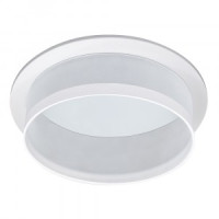 Feron cв-к встр. GX70 IP20 белый круг 140х55 DL700 51093