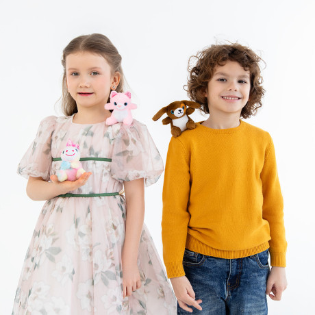 ИГРОЛЕНД Игрушка мягкая "Дружок" на плечо, 10 см, полиэстер