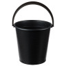 Ведро пластмассовое 10 л, хозяйственное, цвет черный