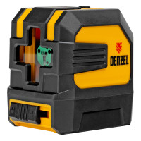 Лазерный уровень LX 03 Green, 30 м, 520 нм, резьба 1/4&quot; Denzel