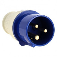 EKF силовая вилка CEE 013 переносная 2Р+РЕ 16А 220В IP44  ps-013-16-220