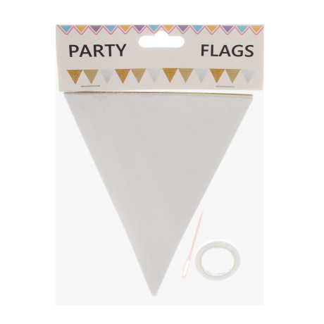 Fntastic Растяжка "Флажки", 12 треугольников, глиттер, бумага