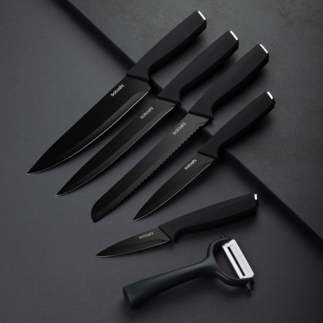 SATOSHI Орис Набор ножей кухонных 6пр, в магнитной коробке
