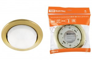 TDM GX53 св-к встр. СВ 01-06 Золото 38x107 SQ0359-0059