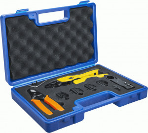 Navigator Набор инструмента NHT-In01-H3 (пресс-клещи+матрицы, ножницы каб, съемник изоляции) 80390